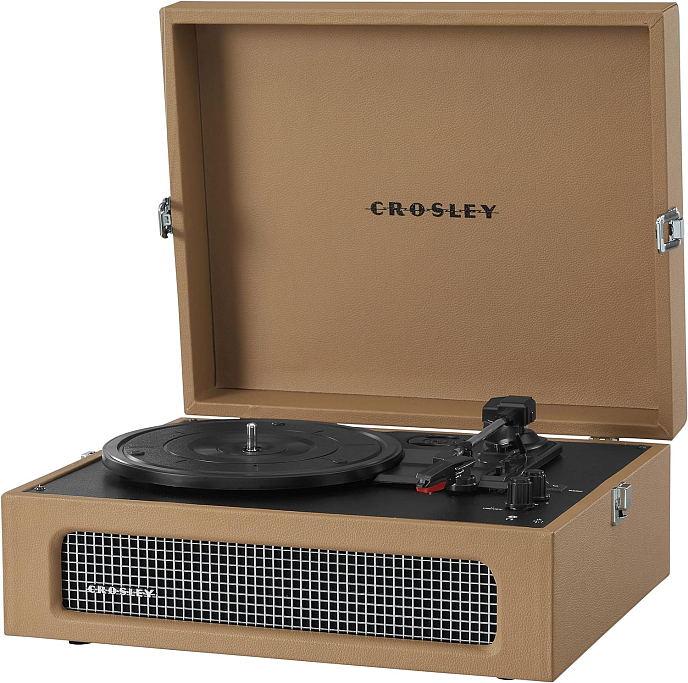 Turntable Crosley Voyager Portable With Bluetooth Out Tan - img.1