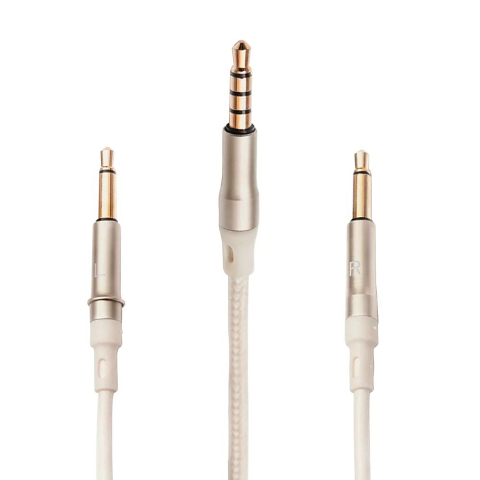 Cable Meze mono 3.5mm to 3.5mm Standard White Silver 3m - img.0