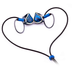 In-ear headphones Unique Melody MEST MKIII Universal Blue 4.4 mm
