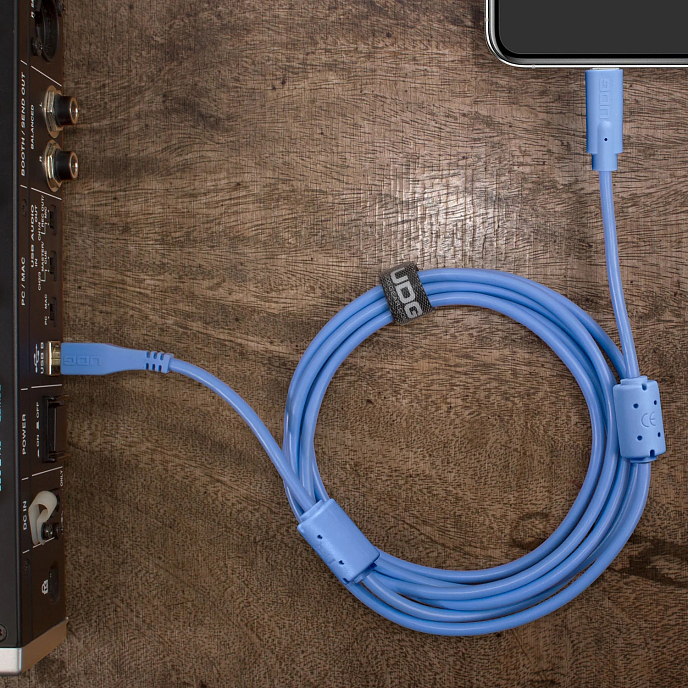 Cable UDG Ultimate Audio Cable USB-C - USB-B Straight 1.5m Blue - img.2