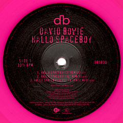 Vinyl Record David Bowie - Hallo Spaceboy (RSD, Limited Edition, Neon Pink, 30th Anniversary) LP