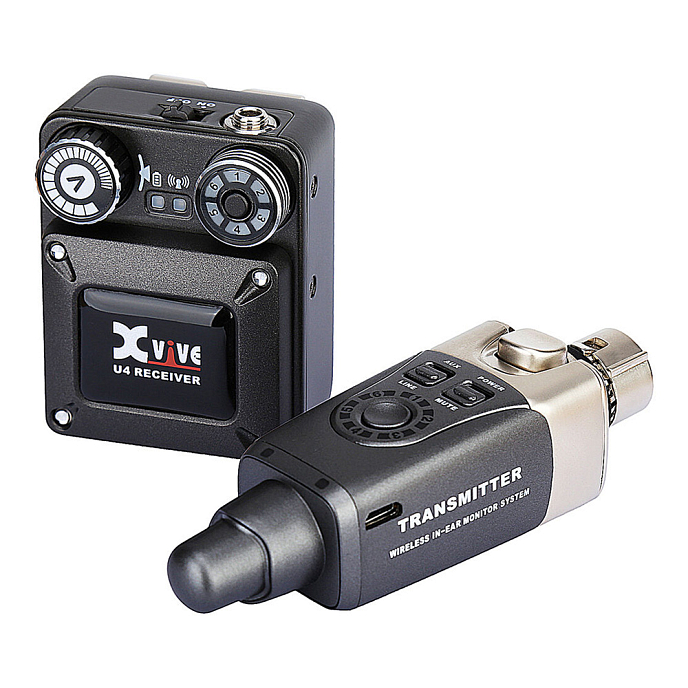 Wireless in-ear monitor system XVIVE U4R2 Black - img.1