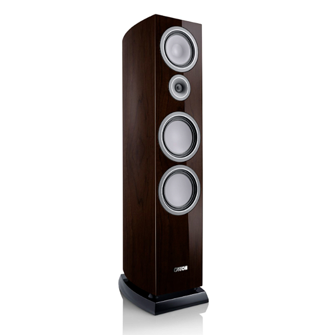 Floorstanding Speakers Canton Vento 90 Walnut Dark High Gloss (Pair) - img.1