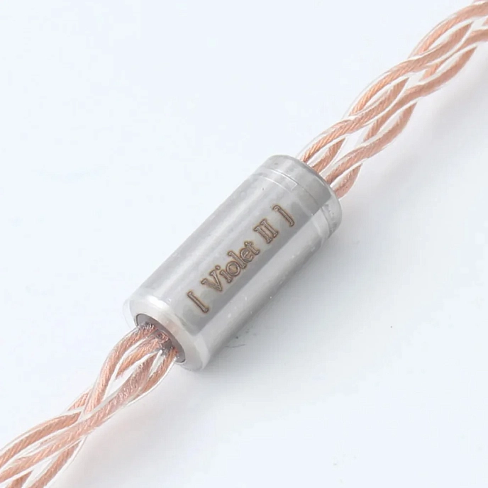Cable MoonDrop Violet II Transparent 2pin - 2.5mm 1.2m - img.2