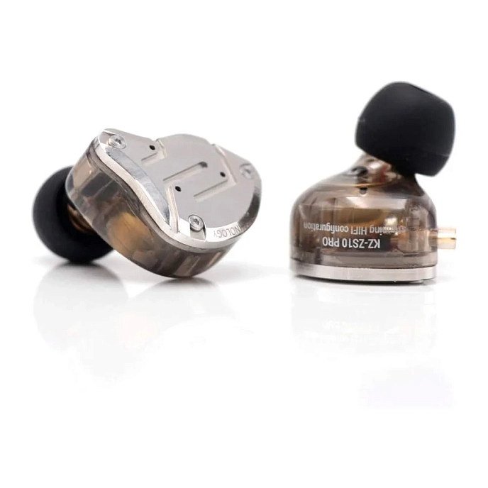 In-ear headphones KZ ZS10 Pro with Mic Black - img.1