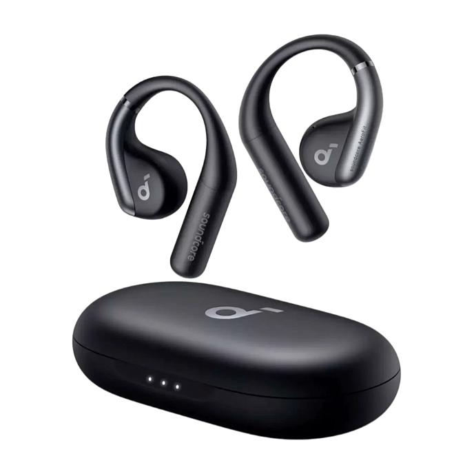 On-ear headphones Anker AeroFit Black - img.0