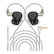 In-ear headphones KZ ZEX Pro with Mic Black - img.1