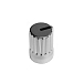 DJTT Chroma Caps Super Knob 90° (Plastic) Chrome Silver - img.0