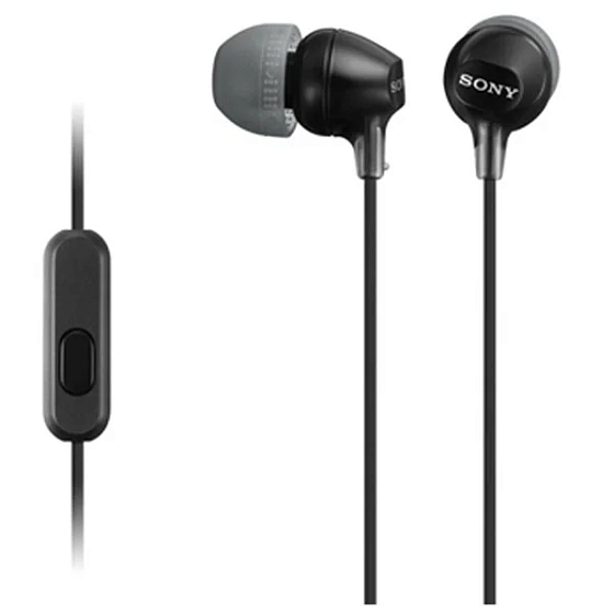 Headphones Sony MDR-EX15AP Black - img.0