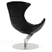 Listening Chair Bruunmunch Lobster Steel Base Basefully Upholstered Black / Black Vidar - img.3