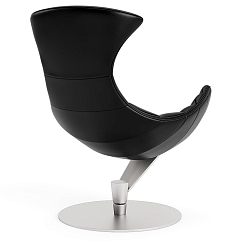 Listening Chair Bruunmunch Lobster Steel Base Basefully Upholstered Black / Black Vidar