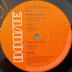Vinyl Record David Bowie - Diamond Dogs (Half Speed) LP