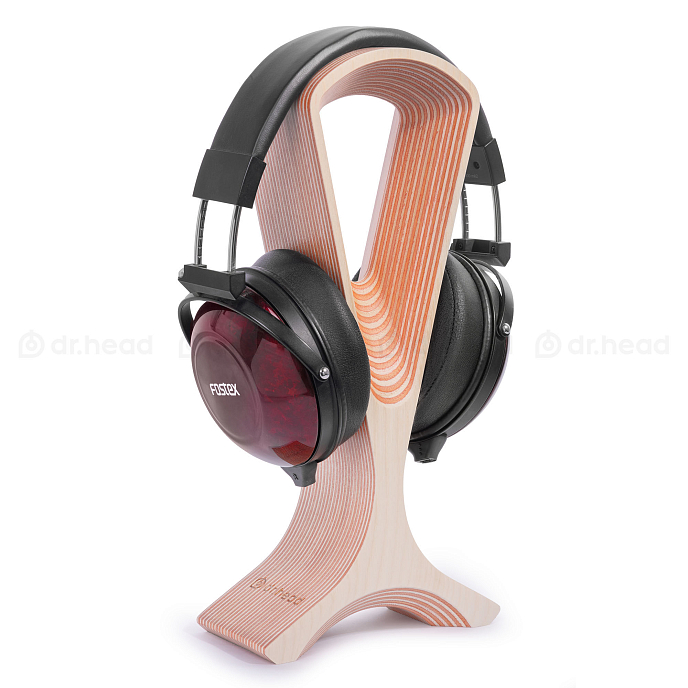 Headphone stand Dr.Head Under Wood Snowstorm 1 Natural Orange - img.5