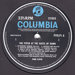Vinyl Record Pink Floyd - The Piper At The Gates Of Dawn - LP