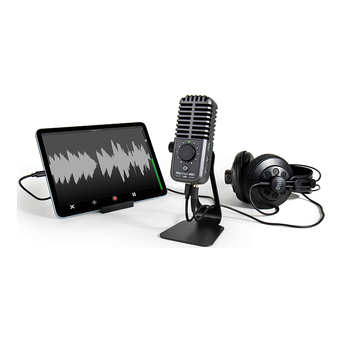 USB Microphone IK Multimedia iRig Stream Mic USB Black - img.5