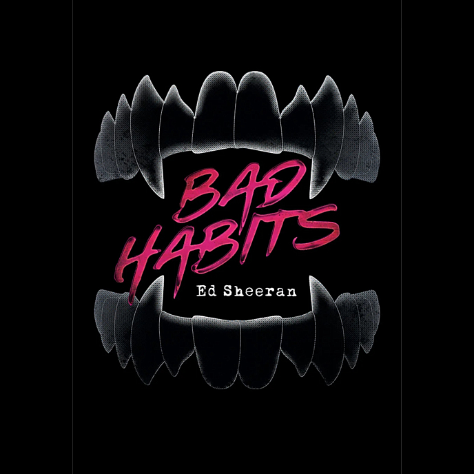 Souvenir Pyramid Ed Sheeran Bad Habits (Maxi Poster) Black 61x91,5cm - img.0