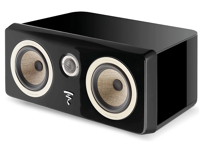 Central Channel Focal Kanta Center Black High Gloss Grey Mat - img.0