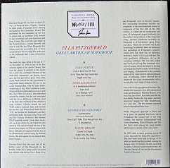 Vinyl Record Ella Fitzgerald – Great American Songbook - Red - LP