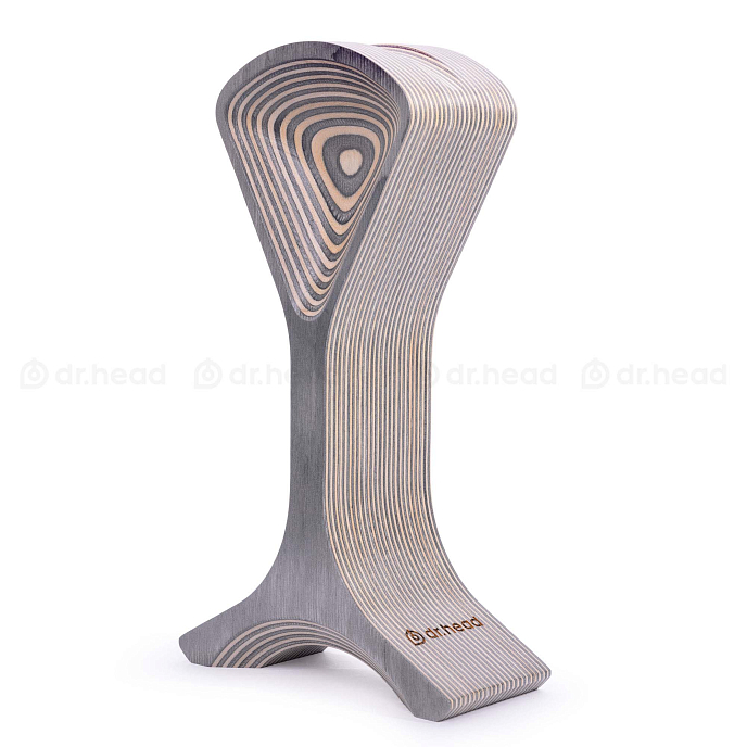 Headphone stand Dr.Head Under Wood Snowstorm 2 Natural Black - img.0