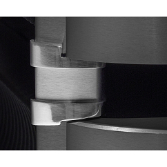 Pedestal Moon by Simaudio North Collection Bridges Silver