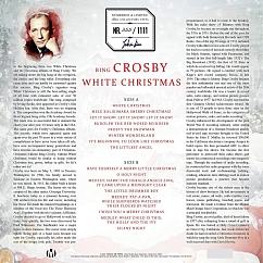 Vinyl Record Bing Crosby - White Christmas (Limited Edition White) LP