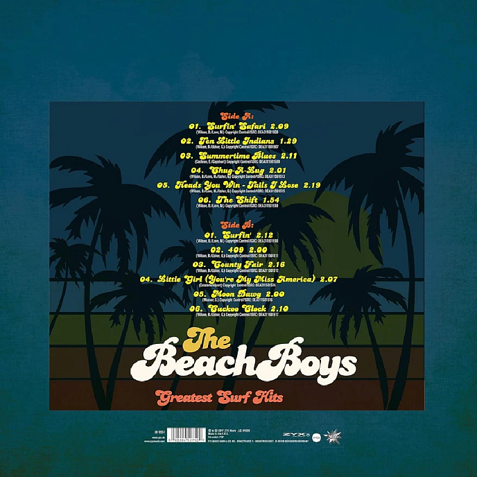 Vinyl Record The Beach Boys - Greatest Surf Hits LP - img.1