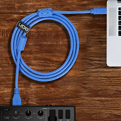 Cable UDG Ultimate Audio Cable USB-C - USB-A Straight 1.5m Blue