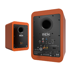 Bookshelf speakers Kanto Ren Matte Orange