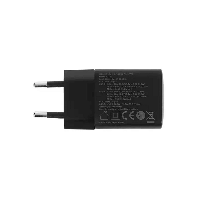 Mains charger Anker 323 33W Black - img.3