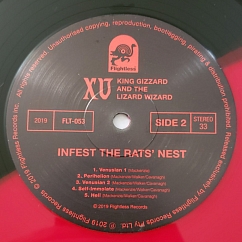 Vinyl Record King Gizzard And The Lizard Wizard - Infest The Rats' Nest (Red/Black) LP