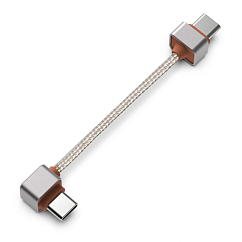 Cable ddHiFi TC03SL USB-C to USB-C L-Shaped Silver