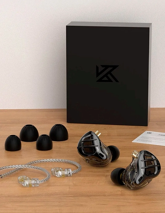 In-ear headphones KZ ZAR with Mic Black - img.5