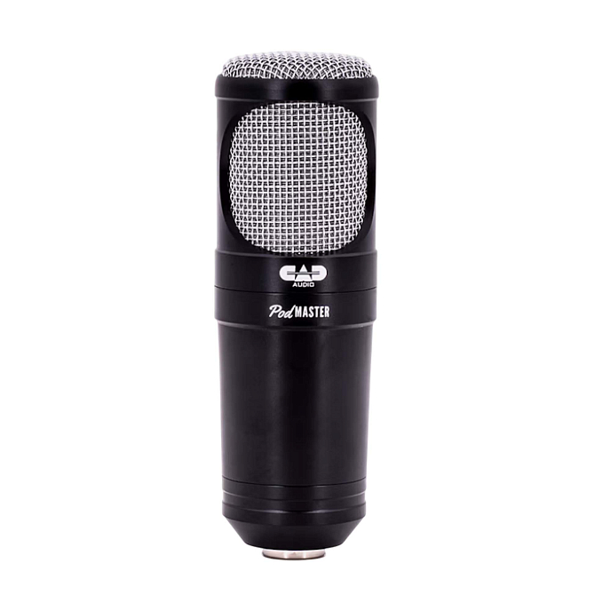 Microphone for streaming and gaming CAD PM1200 PodMaster SuperD Pro Black - img.0