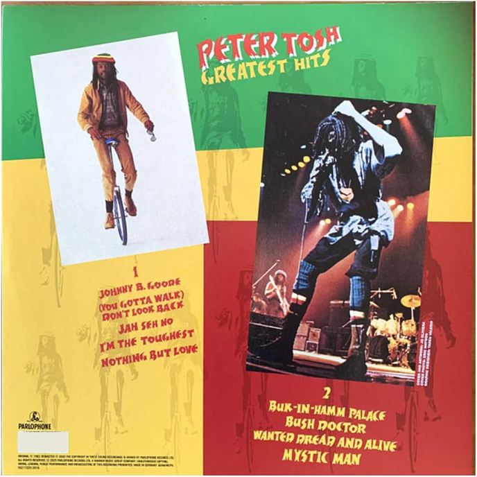 Vinyl Record Peter Tosh - Greatest Hits (Red, Green & Yellow) LP - img.2