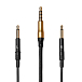 - img.0 Cable Meze Mono Standard 3.5mm with Mic Black Gold 1.2m - img.0