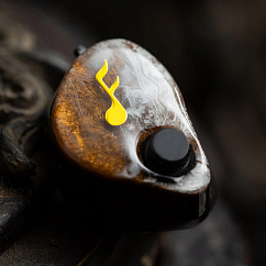 In-ear headphones FATfreq Grand Maestro Universal Brown