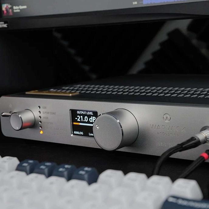 Headphone Amplifiers and DACs Warwick Acoustics Aperio Amplifier Golden Sound - img.13