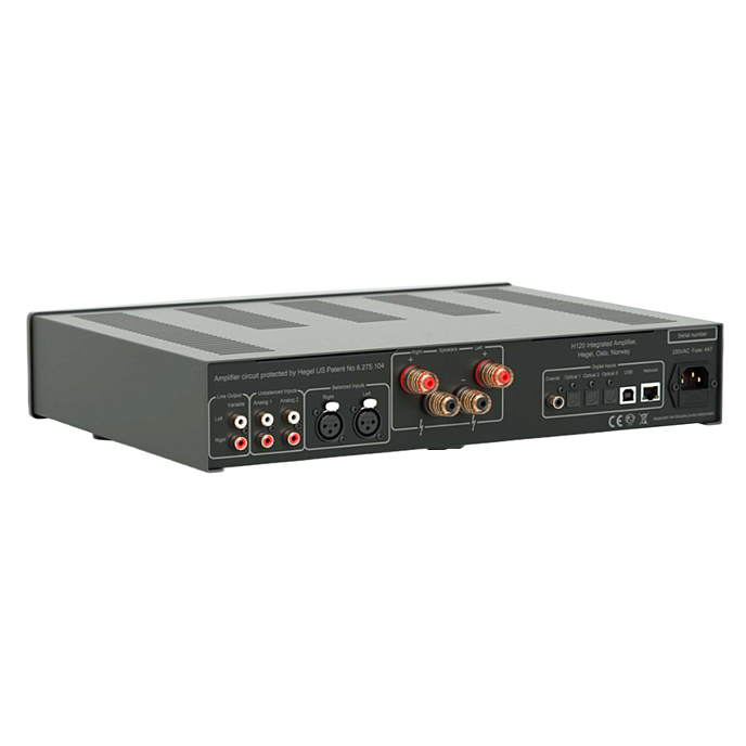 Integrated amplifier Hegel H120 Black - img.1