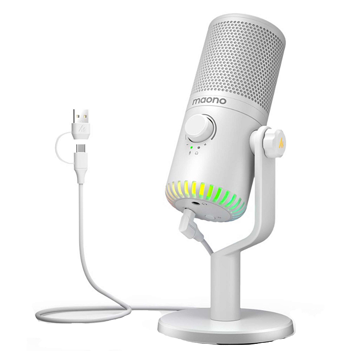 Microphone for streaming and gaming Maono DM30 White - img.0