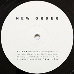 Vinyl Record New Order - State Of The Nation LP