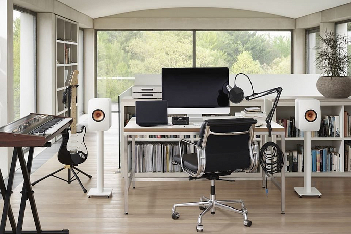 Kit KEF LS50 Meta Mineral White + Eversolo Play Black - img.7