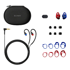 In-ear headphones Sony IER-M500 Blue Red