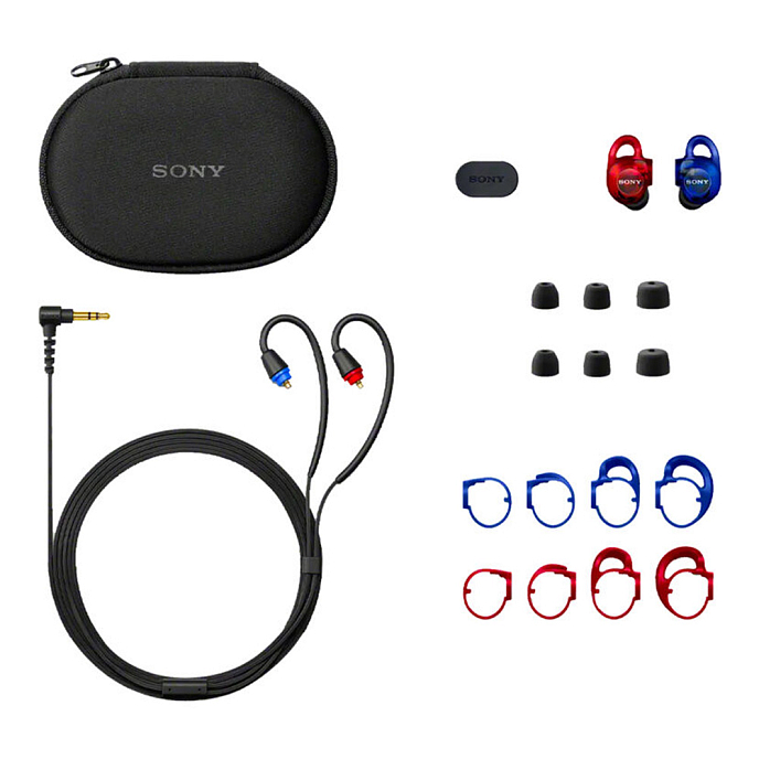 In-ear headphones Sony IER-M500 Blue Red - img.4