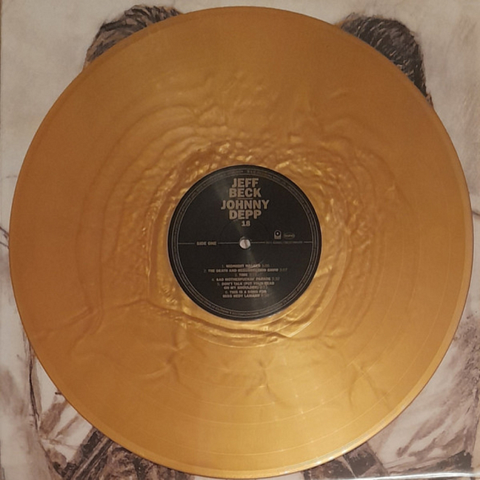 Vinyl Record Jeff Beck - Johnny Depp - 18 (Gold Vinyl) LP - img.3