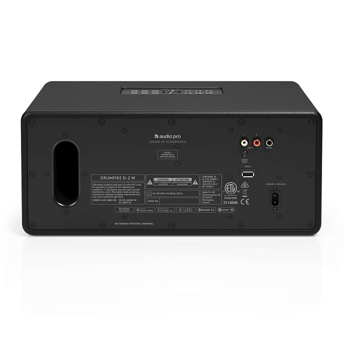 Multiroom speakers Audio Pro Drumfire D-2 W Black - img.2