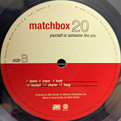 Vinyl Record Matchbox Twenty - Yourself or Someone Like You (Crystal Clear) LP