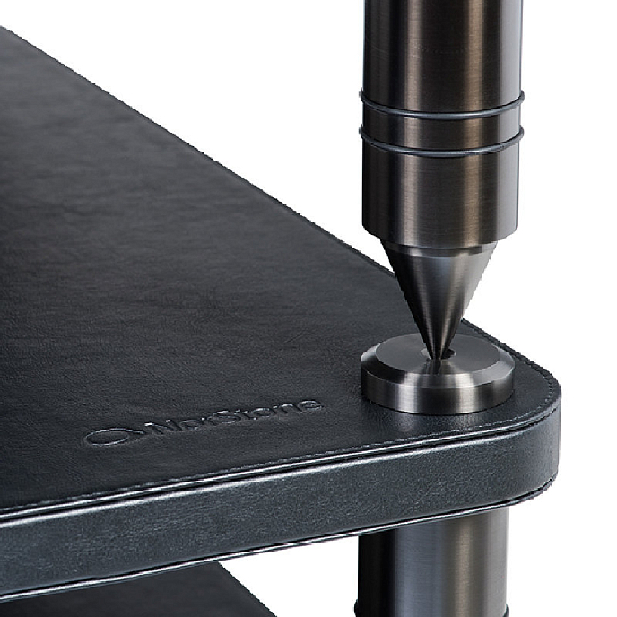 Hi-Fi Stand NorStone Como 3 Leather Black - img.6