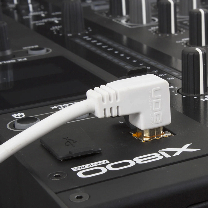 Cable UDG Ultimate Audio Cable USB-A - USB-B 2m Angled White - img.4