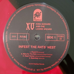 Vinyl Record King Gizzard And The Lizard Wizard - Infest The Rats' Nest (Red/Black) LP