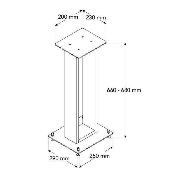 Speaker Stands NorStone Alva Plus Stand Light Oak - img.2